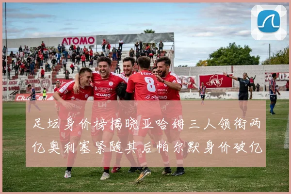 足坛身价榜揭晓亚哈姆三人领衔两亿奥利塞紧随其后帕尔默身价破亿