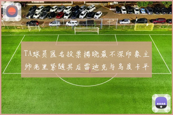 TA球员匿名投票揭晓最不深印象主帅老里紧随其后雷迪克与乌度卡平分秋色